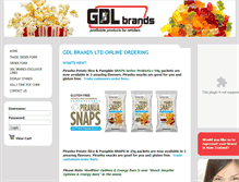 Tablet Screenshot of gdlbrands.co.nz